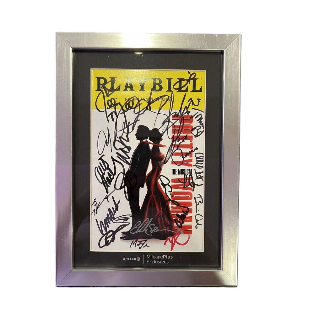 PRETTY WOMAN THE MUSICAL AUTOGRAPHED Playbill Framed United Nederlander New York